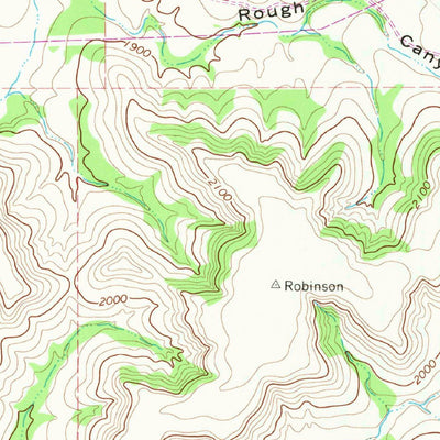 United States Geological Survey Flat Rock Draw SW, TX (1967, 24000-Scale) digital map