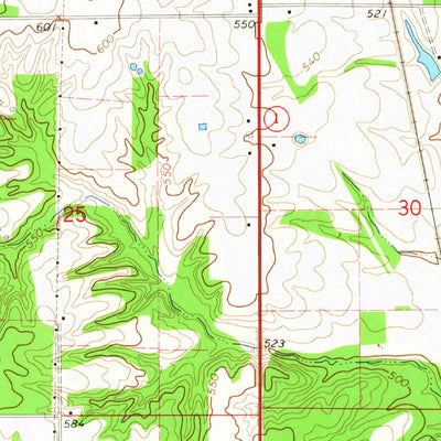 United States Geological Survey Flat Rock, IL (1964, 24000-Scale) digital map
