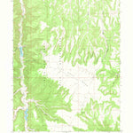 United States Geological Survey Flat Rock Mesa, UT (1966, 24000-Scale) digital map