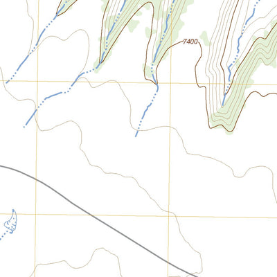United States Geological Survey Flat Rock Mesa, UT (2023, 24000-Scale) digital map