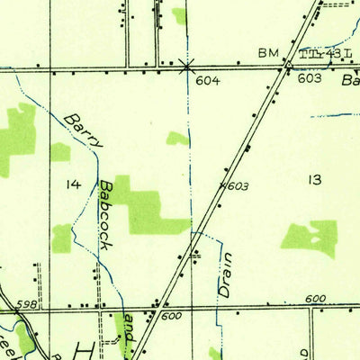 United States Geological Survey Flat Rock, MI (1936, 31680-Scale) digital map