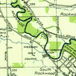 United States Geological Survey Flat Rock, MI (1936, 31680-Scale) digital map