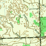United States Geological Survey Flat Rock NE, MI (1942, 24000-Scale) digital map