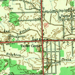 United States Geological Survey Flat Rock NE, MI (1942, 24000-Scale) digital map
