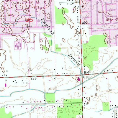United States Geological Survey Flat Rock NE, MI (1967, 24000-Scale) digital map