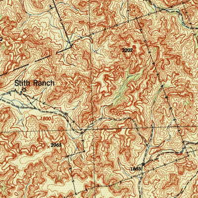 United States Geological Survey Flat Rock, TX (1944, 62500-Scale) digital map