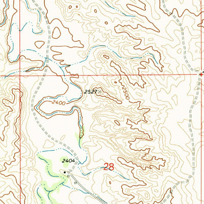 United States Geological Survey Flat Top Butte NE, MT (1969, 24000-Scale) digital map