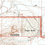 United States Geological Survey Flat Top Butte, SD (2005, 24000-Scale) digital map