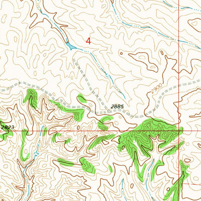 United States Geological Survey Flat Top Butte SW, MT (1969, 24000-Scale) digital map