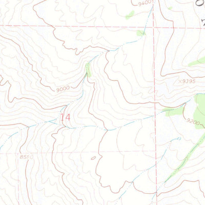 United States Geological Survey Flat Top, CO (1964, 24000-Scale) digital map