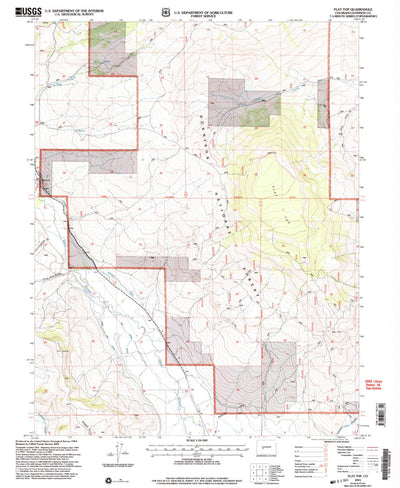United States Geological Survey Flat Top, CO (2001, 24000-Scale) digital map