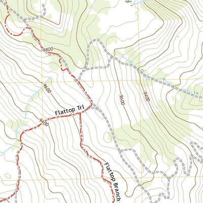 United States Geological Survey Flat Top, CO (2022, 24000-Scale) digital map