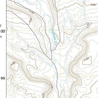 United States Geological Survey Flat Top Hill, WY (2017, 24000-Scale) digital map