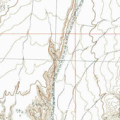 United States Geological Survey Flat Top Mesa, NV (1985, 24000-Scale) digital map