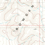 United States Geological Survey Flat Top Mountain SE, OR (1979, 24000-Scale) digital map