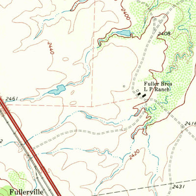 United States Geological Survey Flat Top Mountain, TX (1969, 24000-Scale) digital map