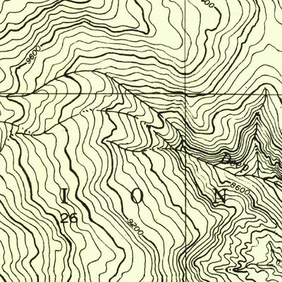 United States Geological Survey Flat Top, UT (1952, 24000-Scale) digital map