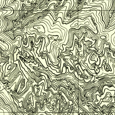 United States Geological Survey Flat Top, UT (1952, 24000-Scale) digital map