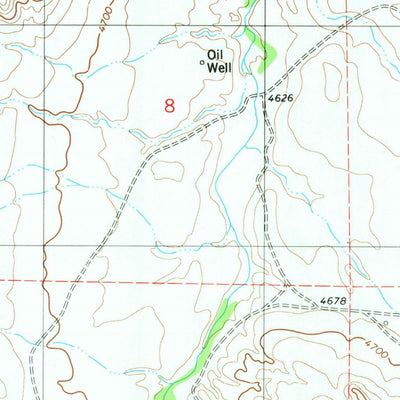 United States Geological Survey Flat Top, WY (1981, 24000-Scale) digital map