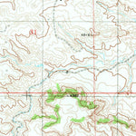 United States Geological Survey Flat Top, WY (1981, 24000-Scale) digital map
