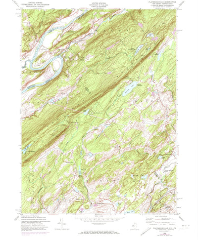 United States Geological Survey Flatbrookville, NJ-PA (1954, 24000-Scale) digital map