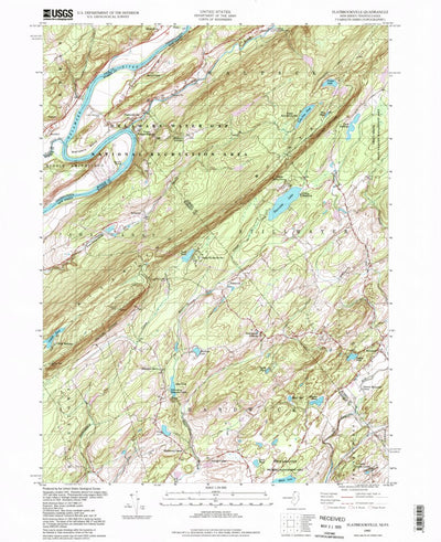 United States Geological Survey Flatbrookville, NJ-PA (1997, 24000-Scale) digital map