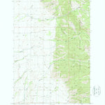 United States Geological Survey Flathead Pass, MT (1987, 24000-Scale) digital map
