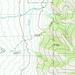 United States Geological Survey Flathead Pass, MT (1987, 24000-Scale) digital map
