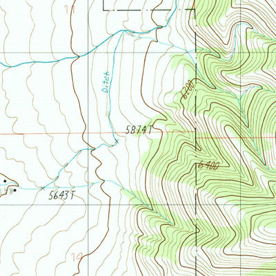 United States Geological Survey Flathead Pass, MT (1987, 24000-Scale) digital map