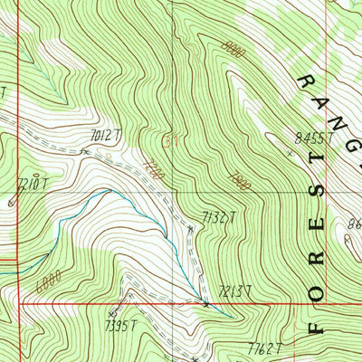 United States Geological Survey Flathead Pass, MT (1987, 24000-Scale) digital map