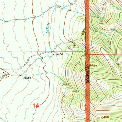 United States Geological Survey Flathead Pass, MT (2000, 24000-Scale) digital map