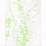 United States Geological Survey Flatiron Hill, ID (1971, 24000-Scale) digital map