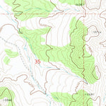 United States Geological Survey Flatiron Hill, ID (1971, 24000-Scale) digital map