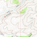 United States Geological Survey Flatiron Hill, ID (1971, 24000-Scale) digital map