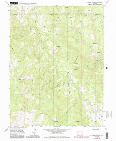 United States Geological Survey Flatiron Mountain, CO (1963, 24000-Scale) digital map