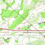 United States Geological Survey Flatonia NW, TX (1965, 24000-Scale) digital map