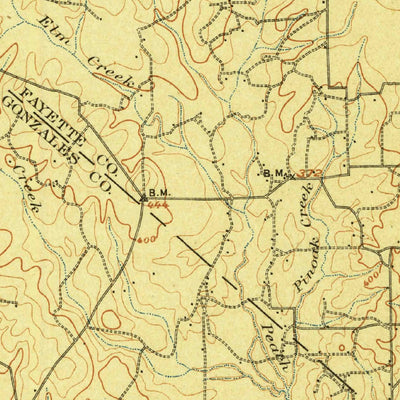 United States Geological Survey Flatonia, TX (1901, 125000-Scale) digital map