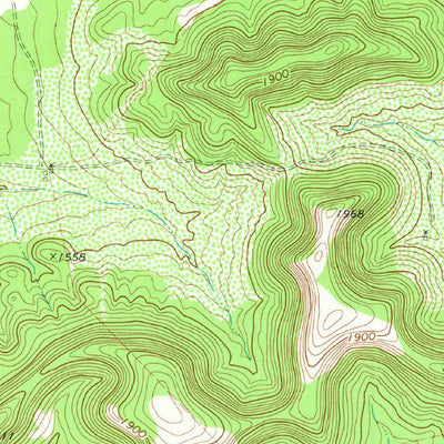 United States Geological Survey Flatrock Crossing, TX (1969, 24000-Scale) digital map