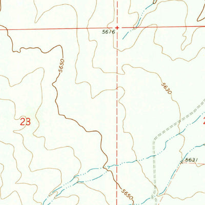 United States Geological Survey Flattop Hill, AZ (1970, 24000-Scale) digital map