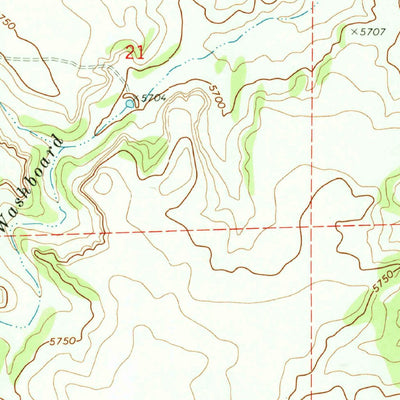 United States Geological Survey Flattop Hill, AZ (1970, 24000-Scale) digital map
