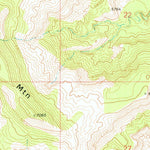 United States Geological Survey Flattop Mountain, UT (1969, 24000-Scale) digital map