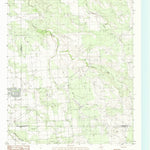United States Geological Survey Flattop, TX (1984, 24000-Scale) digital map