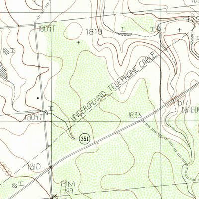 United States Geological Survey Flattop, TX (1984, 24000-Scale) digital map