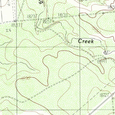 United States Geological Survey Flattop, TX (1984, 24000-Scale) digital map