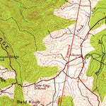 United States Geological Survey Flattop, WV (1929, 62500-Scale) digital map