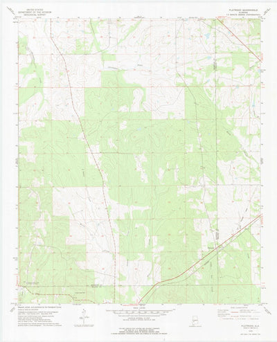 United States Geological Survey Flatwood, AL (1978, 24000-Scale) digital map