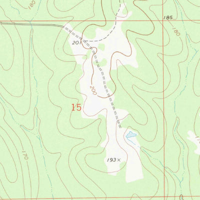 United States Geological Survey Flatwood, AL (1978, 24000-Scale) digital map