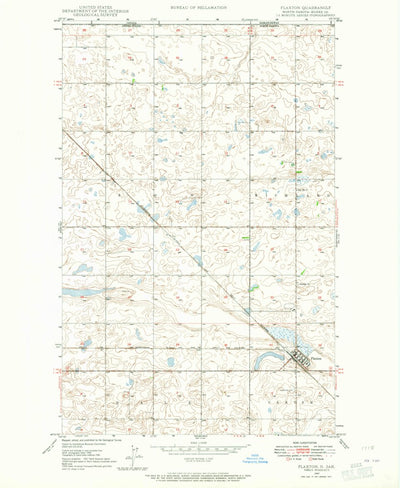 United States Geological Survey Flaxton, ND (1947, 24000-Scale) digital map