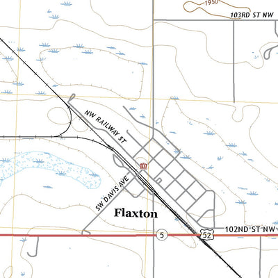 United States Geological Survey Flaxton, ND (2020, 24000-Scale) digital map
