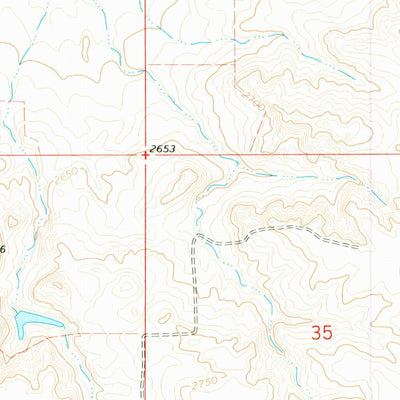 United States Geological Survey Flaxville, MT (1973, 24000-Scale) digital map